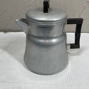 Vintage WEAR-EVER Wear Ever 8 Cup Stove Top‎ Aluminum Coffee Pot Percolator 3008